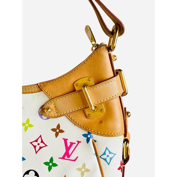 LOUIS VUITTON Greta Multicolore Hobo Shoulder Bag Murakami Monogram LV Bag - Picture 3 of 16